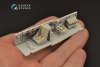 Quinta Studio QD48206 Ju 87B-2/R-2 3D-Printed & coloured Interior on decal paper ( Italeri ) 1/48